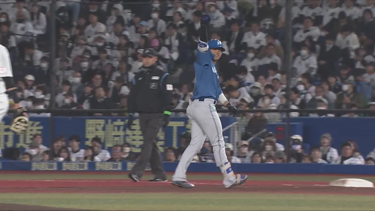 3回表・F田宮裕涼 先制タイムリーヒット!!