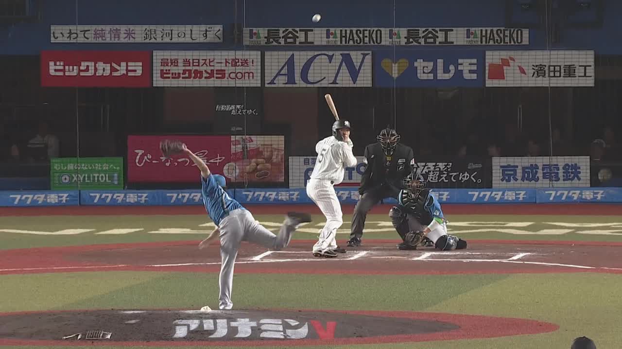 6回裏・F伊藤大海 超スローボール!! 緩急で打ち取るピッチング!!