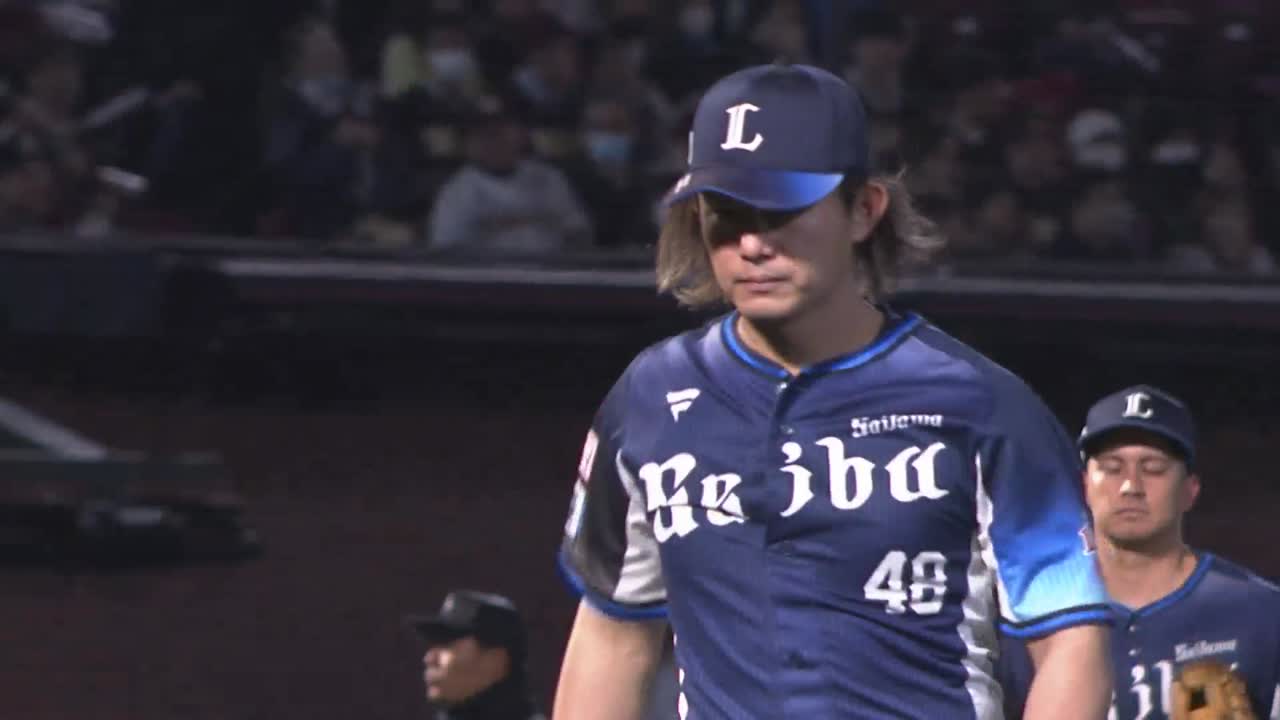 5回裏・L今井達也 最後はストレートで空振り三振!!