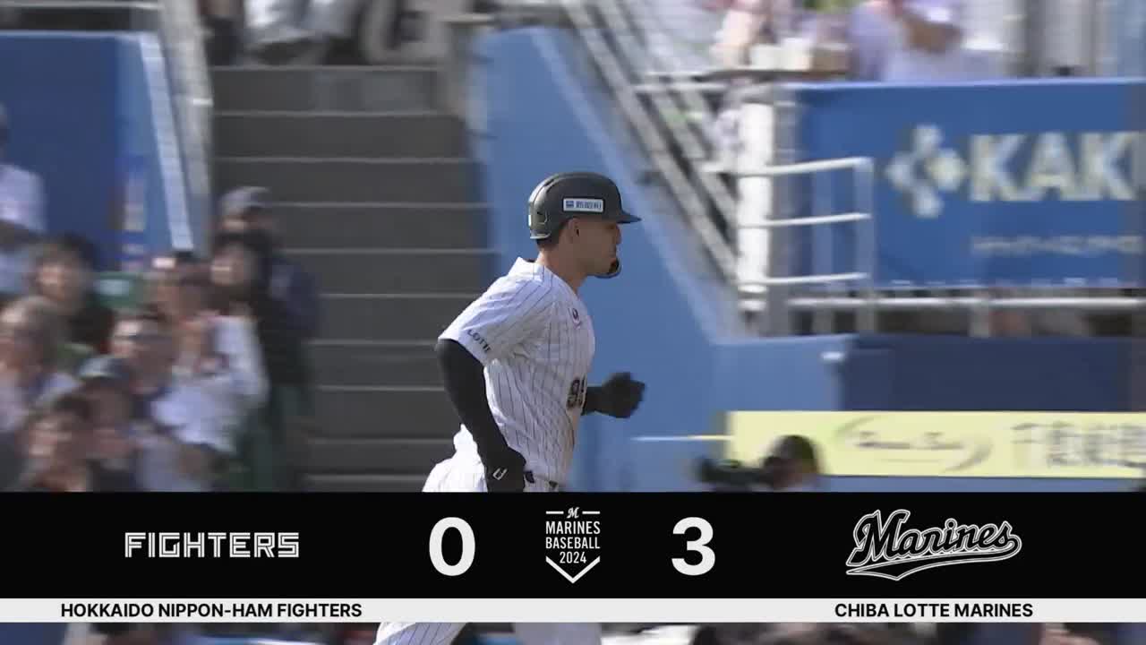 6回裏・Mソト 追加点となる犠牲フライ!!