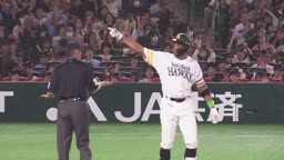 2回裏・Hウォーカー 挨拶代わりの先制タイムリーを放つ!!