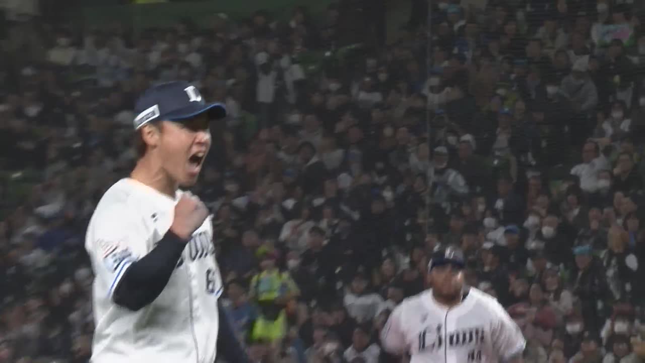 6回裏・L水上由伸 ピンチを牽制アウトで切り抜ける!!