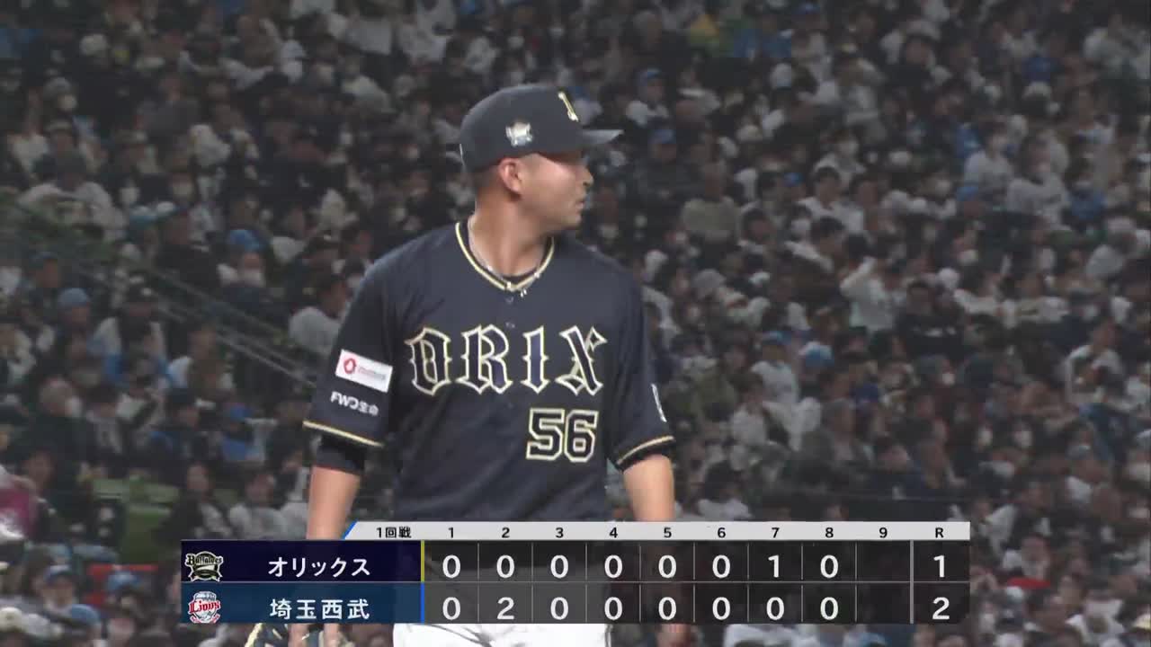 8回裏・B小木田敦也 最後は落ちる球で空振り三振!!