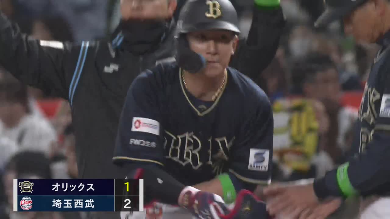 7回表・B西川龍馬 タイムリーヒットで1点差に詰めよる!!