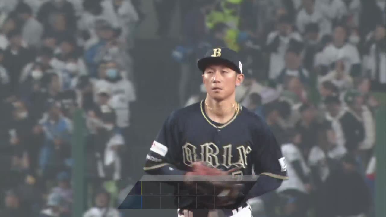 8回裏・B西川龍馬 左中間の打球をランニングキャッチ!!