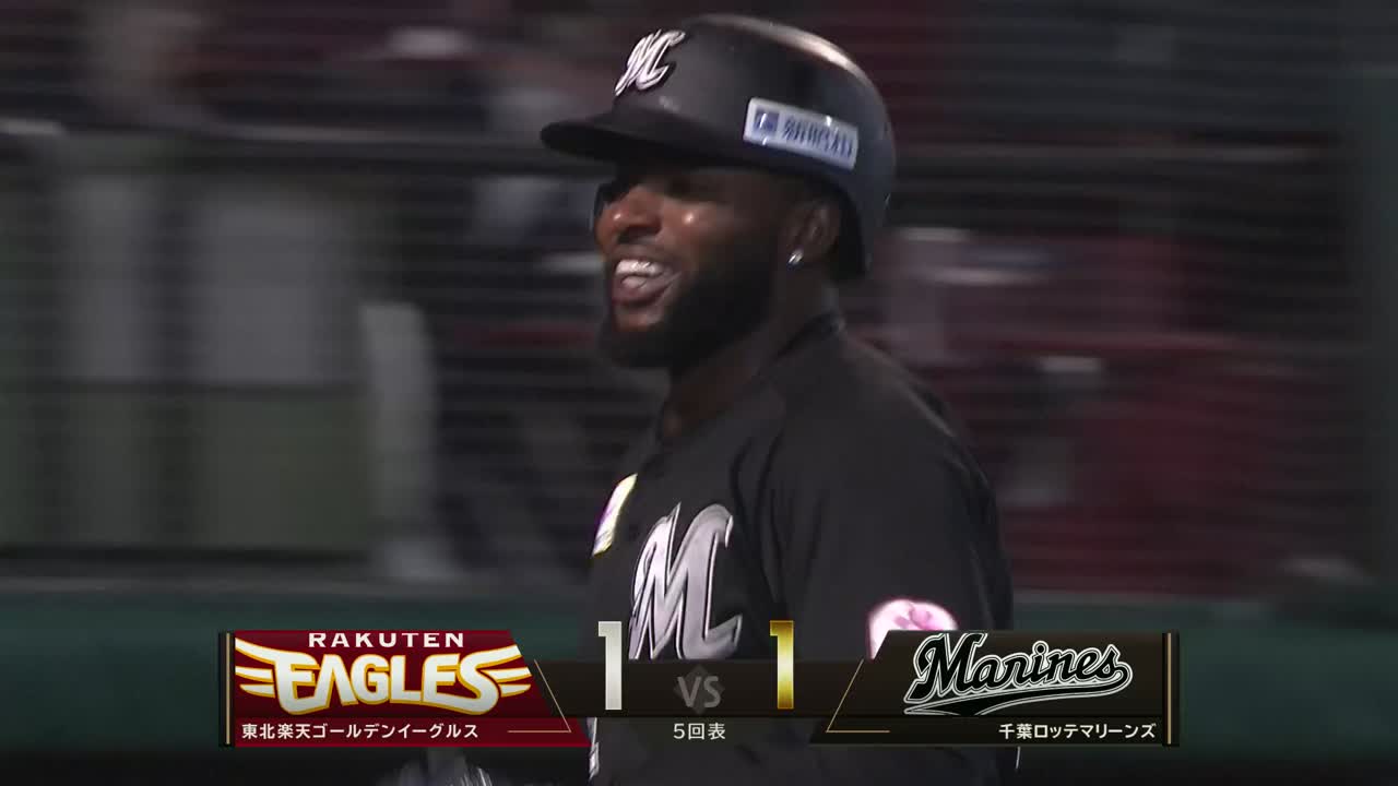 5回表・Mポランコ 試合を振り出しに戻す、ライトへの今季初HR!!