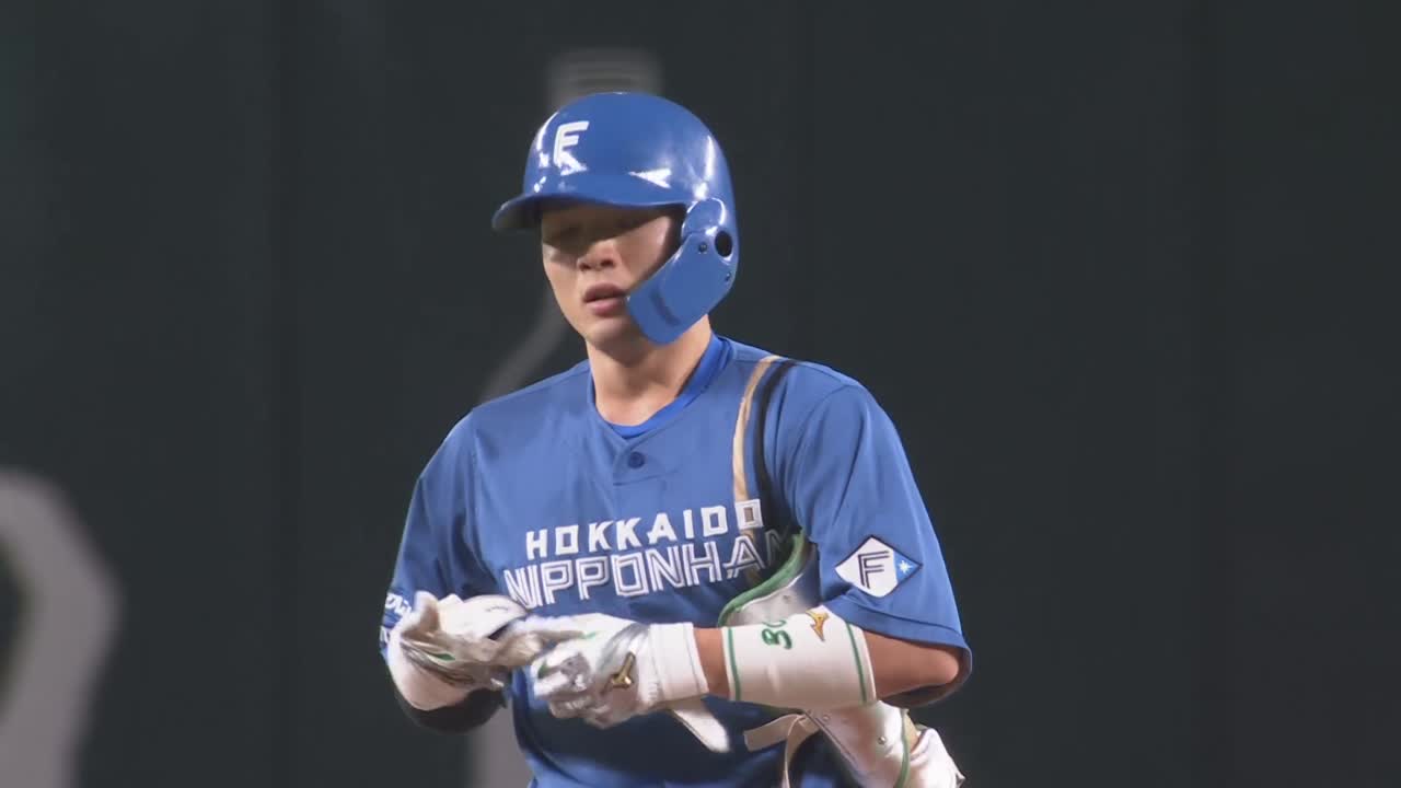 1回表・F郡司裕也 チャンスの場面で先制タイムリーヒット!!