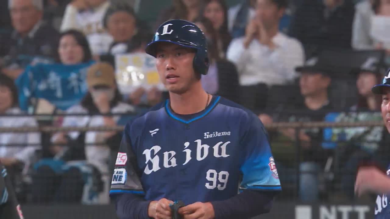 4回表・L村田怜音 プロ初打点となるタイムリーヒット!!