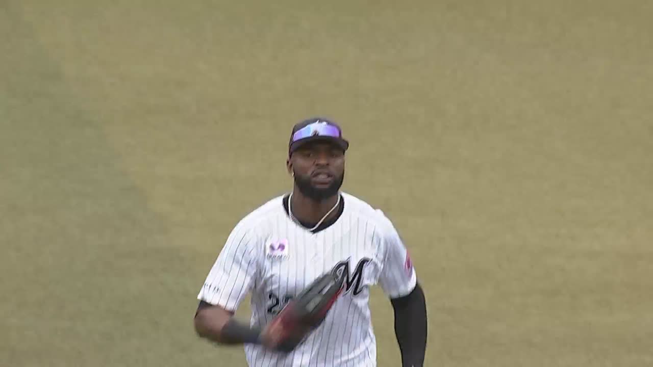 3回表・Mポランコ スライディングキャッチ!!