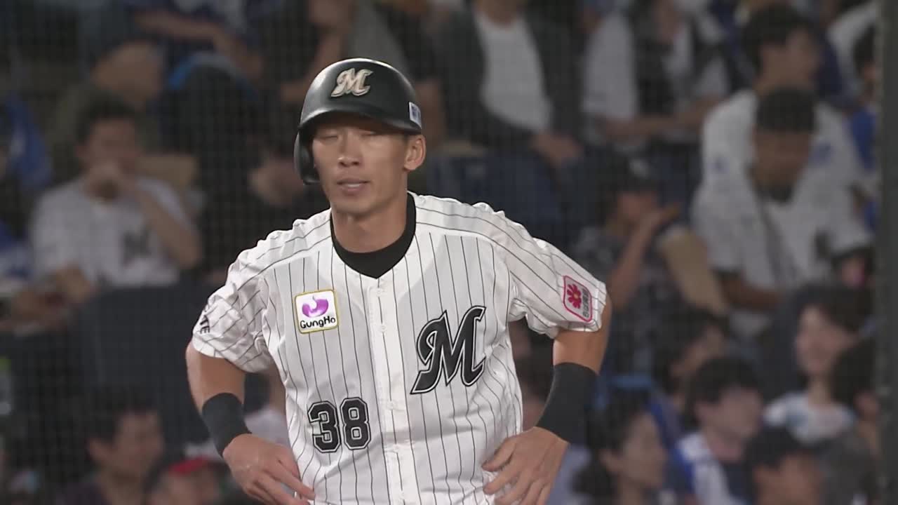4回裏・M高部瑛斗 左中間へ同点のタイムリー2ベースヒットを放つ!!