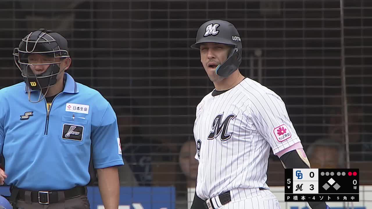 5回裏・Mソト ライト前タイムリーヒットで追加点!!