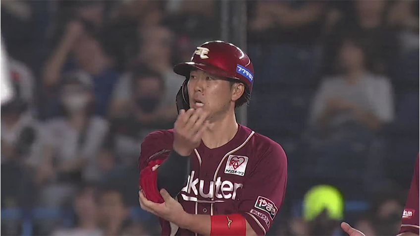 6回表・E鈴木大地 ライトへのタイムリーヒットで1点を返す!!