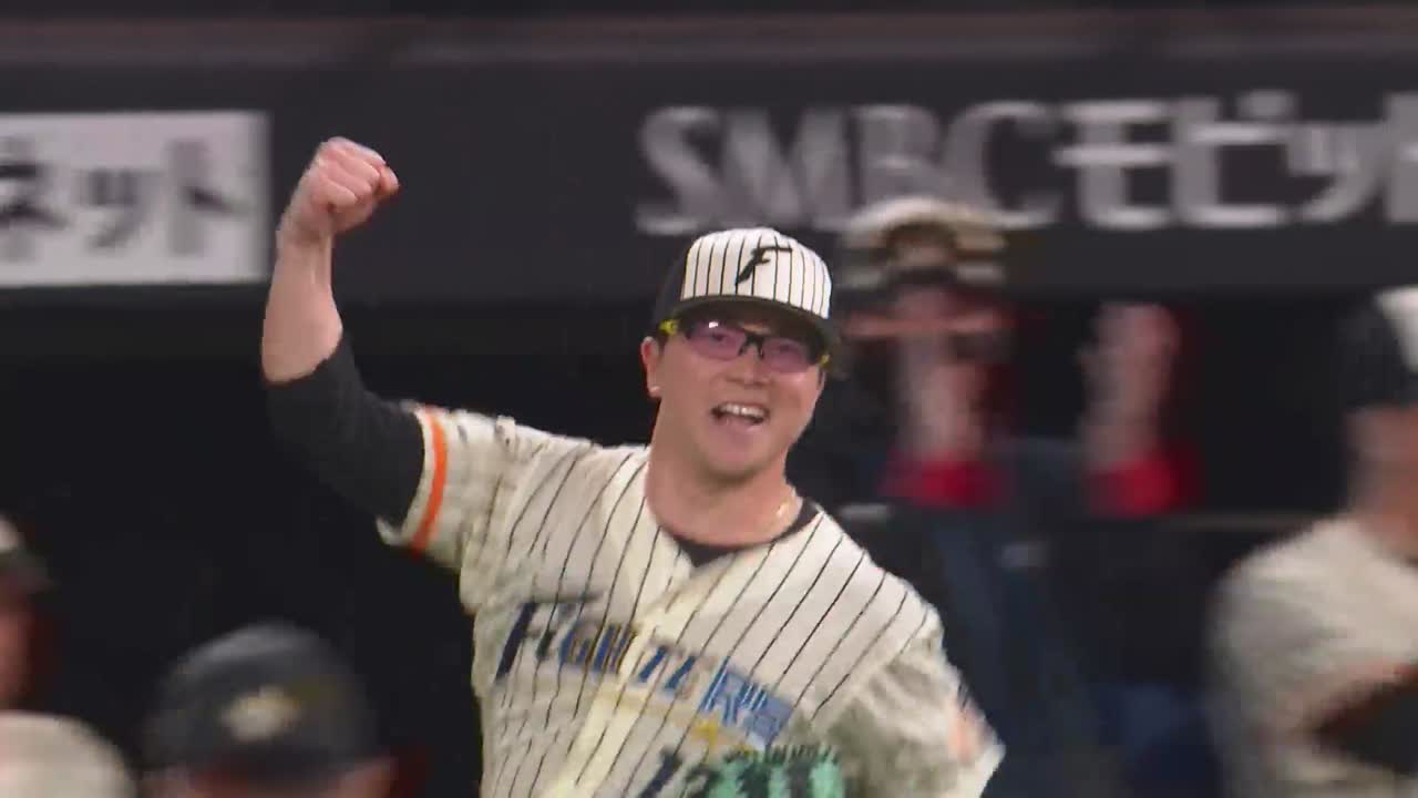 6回表・F生田目翼 見事な火消し!! ダブルプレーでピンチを抑える!!