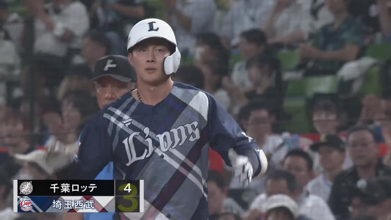 7回裏・L長谷川信哉 レフトへのタイムリーヒットで1点差!!