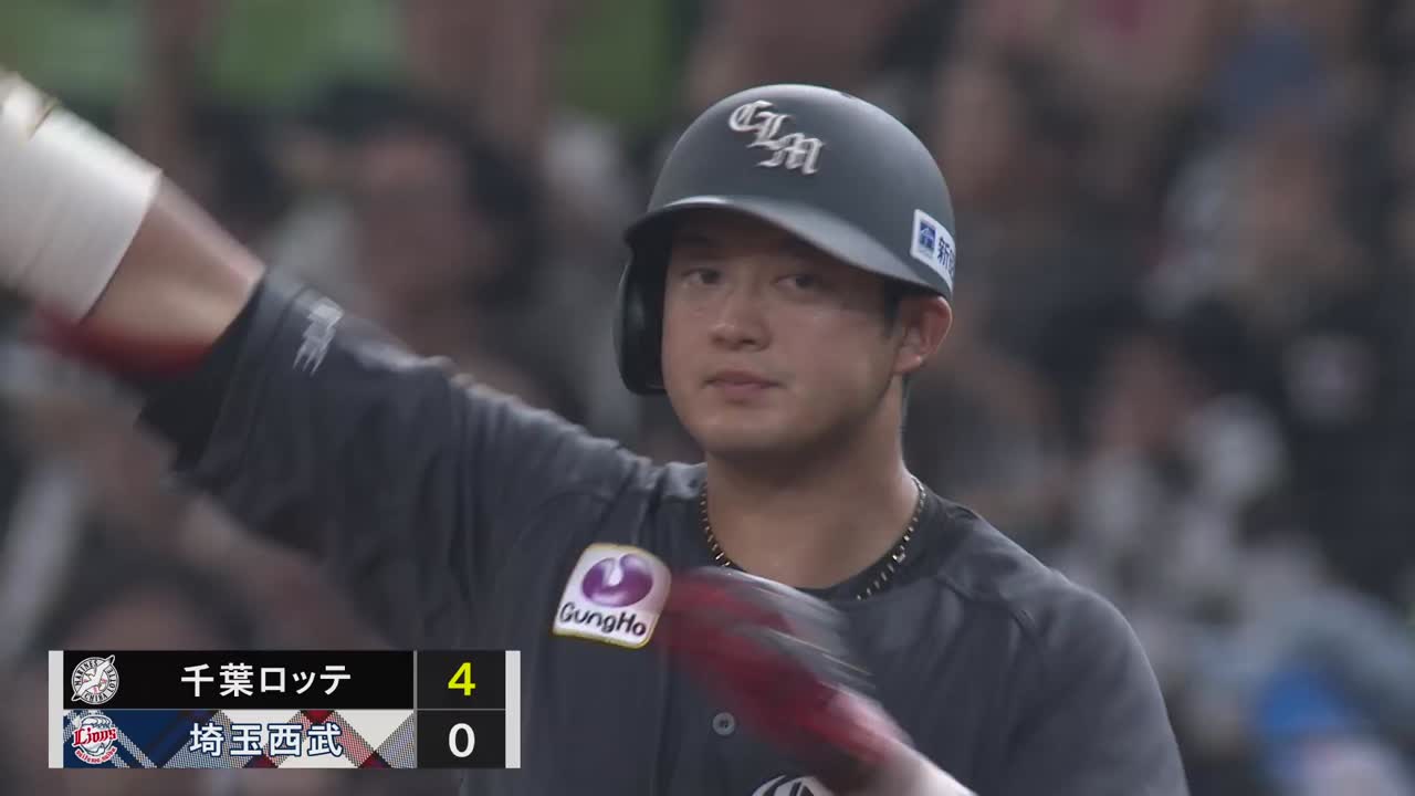 5回表・M佐藤都志也 初球を捉えたライトへのタイムリーヒット!!