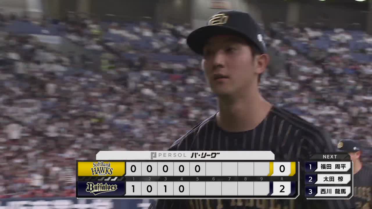 5回表・B田嶋大樹 ゾーン内で強気に勝負する投球で5回まで無失点!!