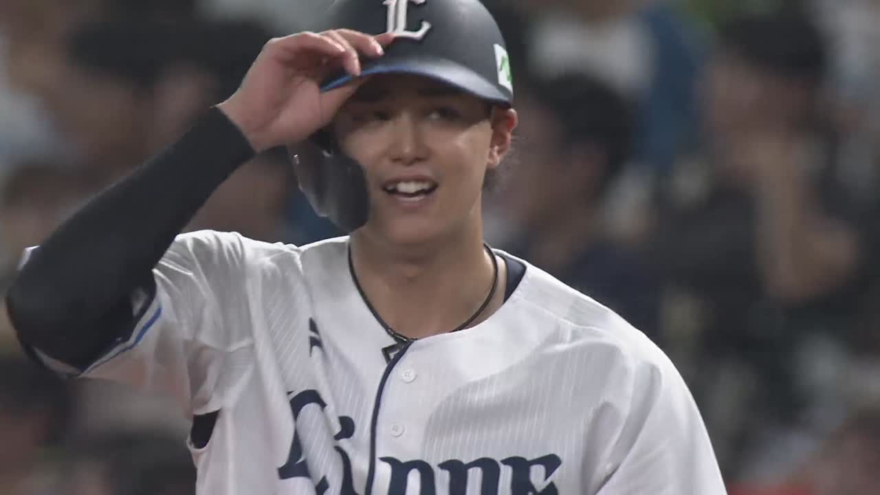6回裏・L西川愛也 振り出しに戻す!! 一二塁間を破るタイムリーで同点!!