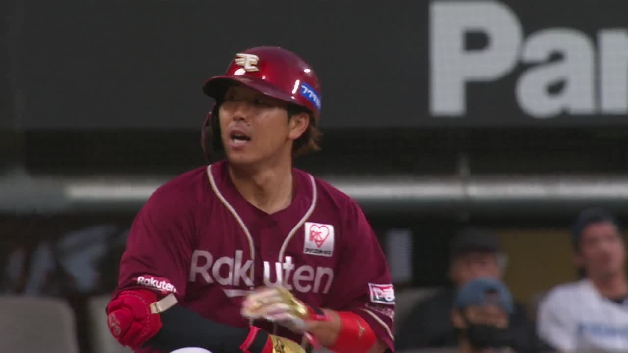 5回表・E鈴木大地 反撃の狼煙を上げる!!ライト線への3ベースヒット!!