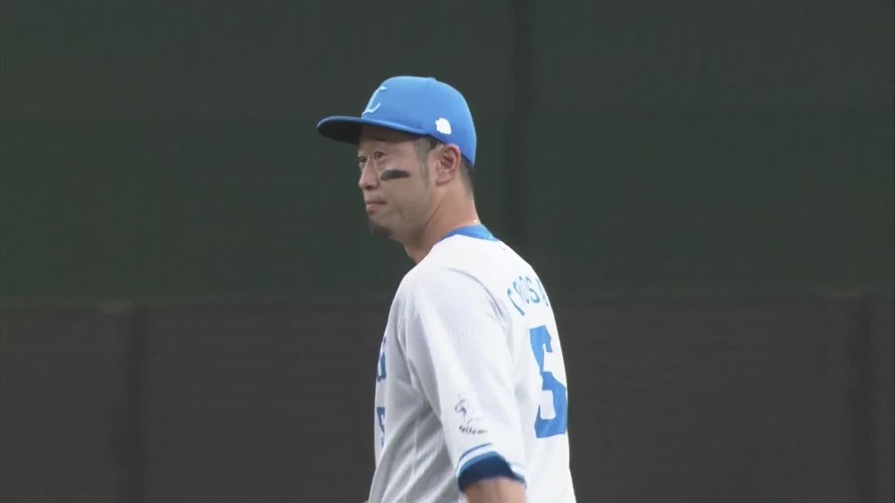 2回表・L外崎修汰 見事な好守備でアウトを取る!!