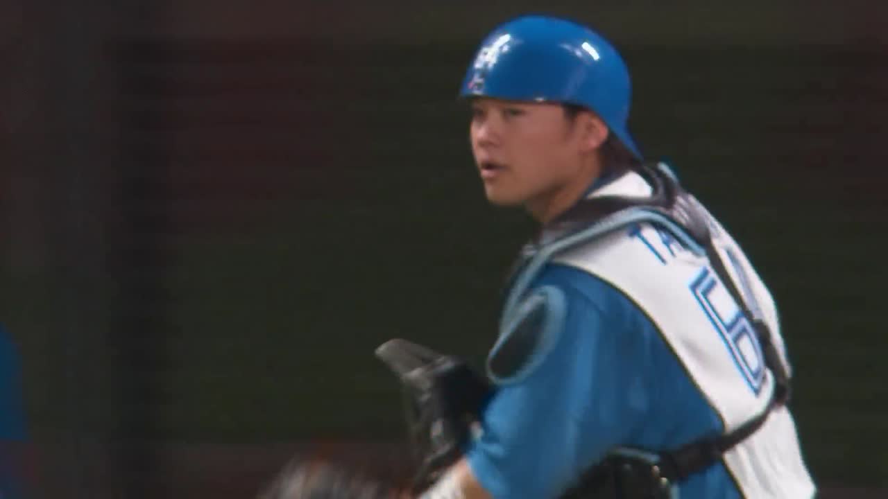 5回表・F田宮裕涼 相手の隙を逃さずダブルプレーを奪う!!