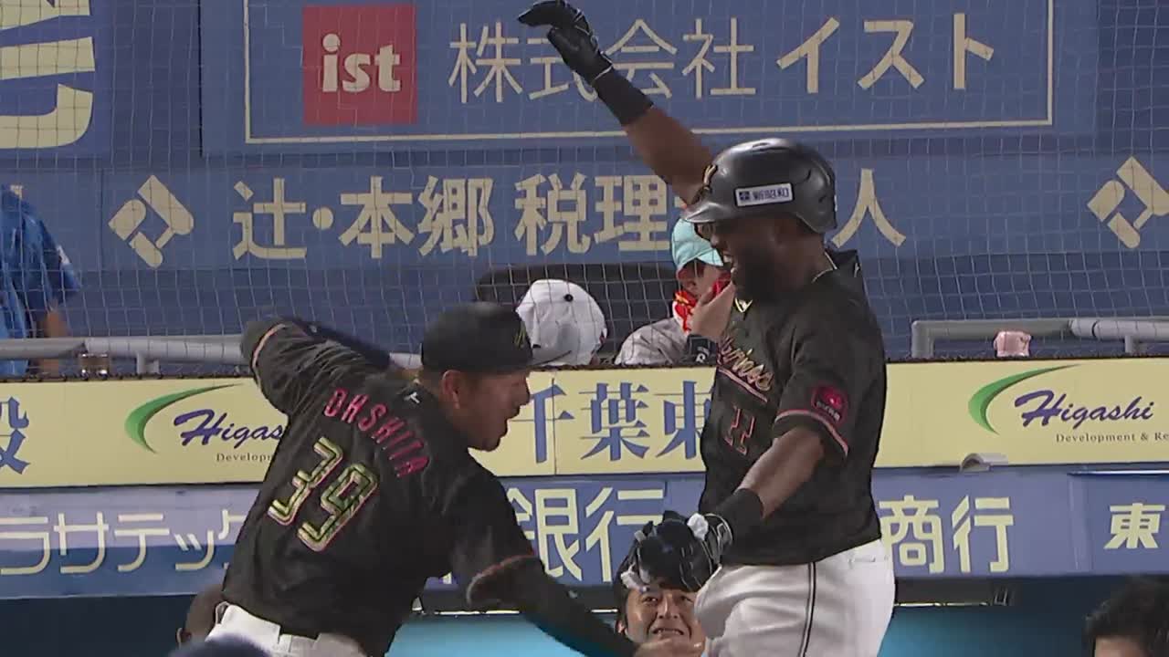 3回裏・Mポランコ ライトスタンドへ2打席連続ホームランを放つ!!