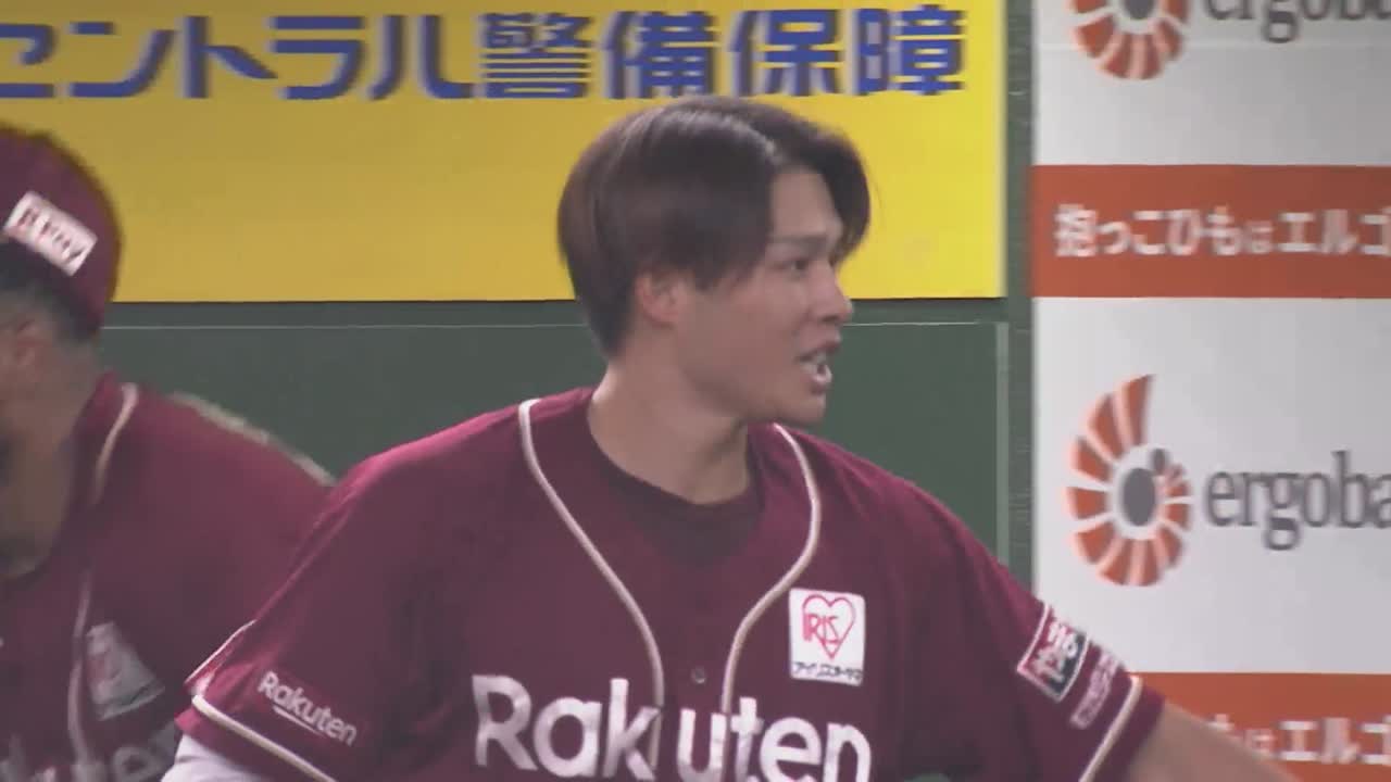5回表・E中島大輔 プロ初アーチが逆転弾!! ライトへの2ランHR!!