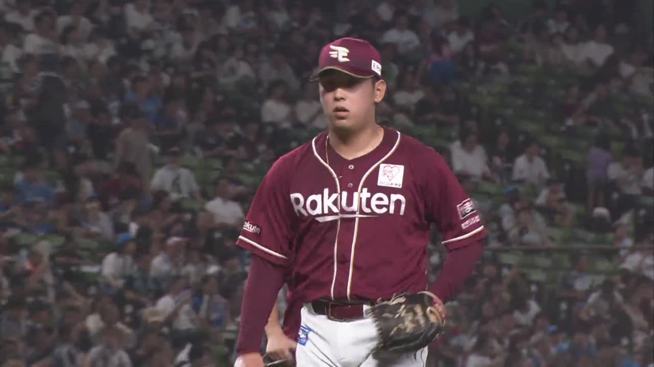 7回裏・E藤平尚真 この回わずか9球!! 圧巻の好リリーフ!!
