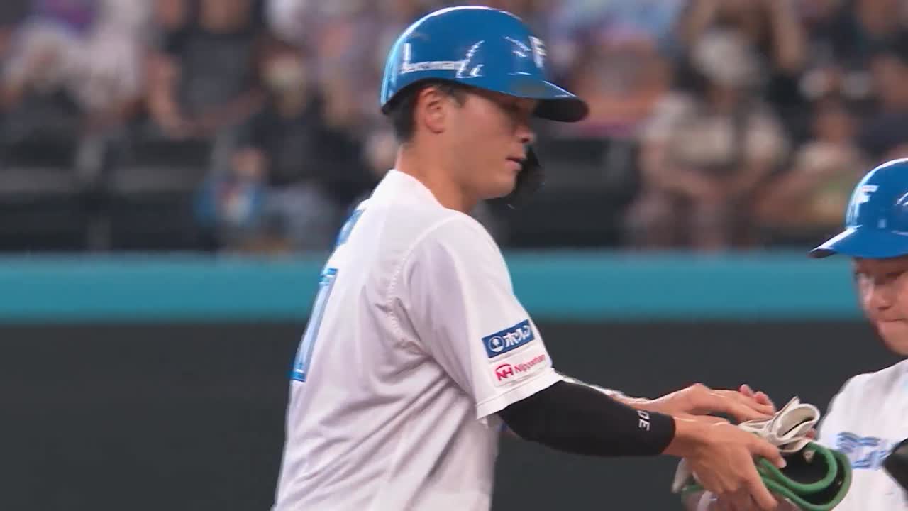 1回裏・F郡司裕也 初回からライトへの先制タイムリーを放つ!!
