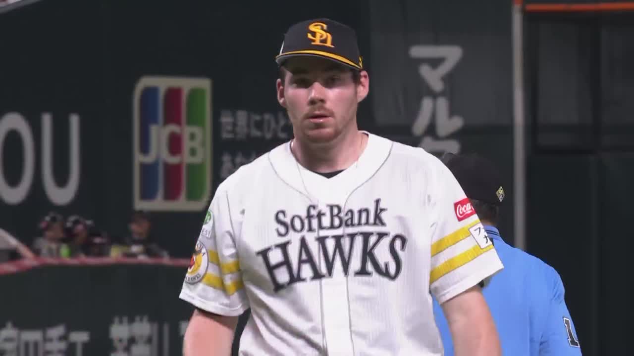 6回表・H C.スチュワート・ジュニア わずか1安打!! 6回2失点の好投を見せる!!