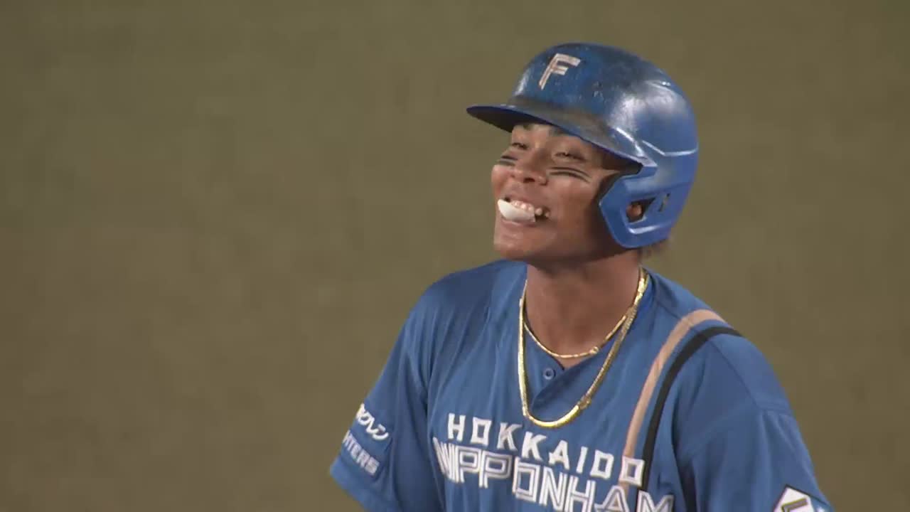 7回表・F水谷瞬 痛烈な打球を放つ!! レフトへのタイムリー2ベース!!