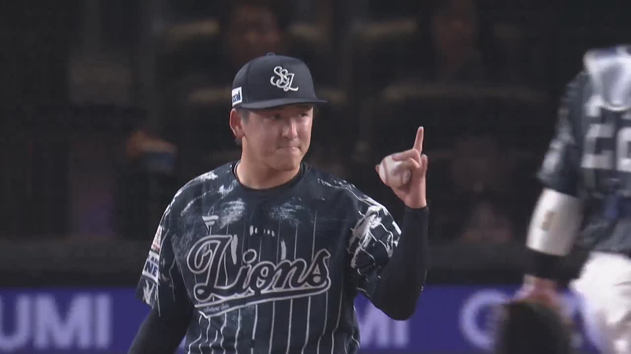 4回表・L隅田知一郎 好反応で強烈なライナーをキャッチ!!