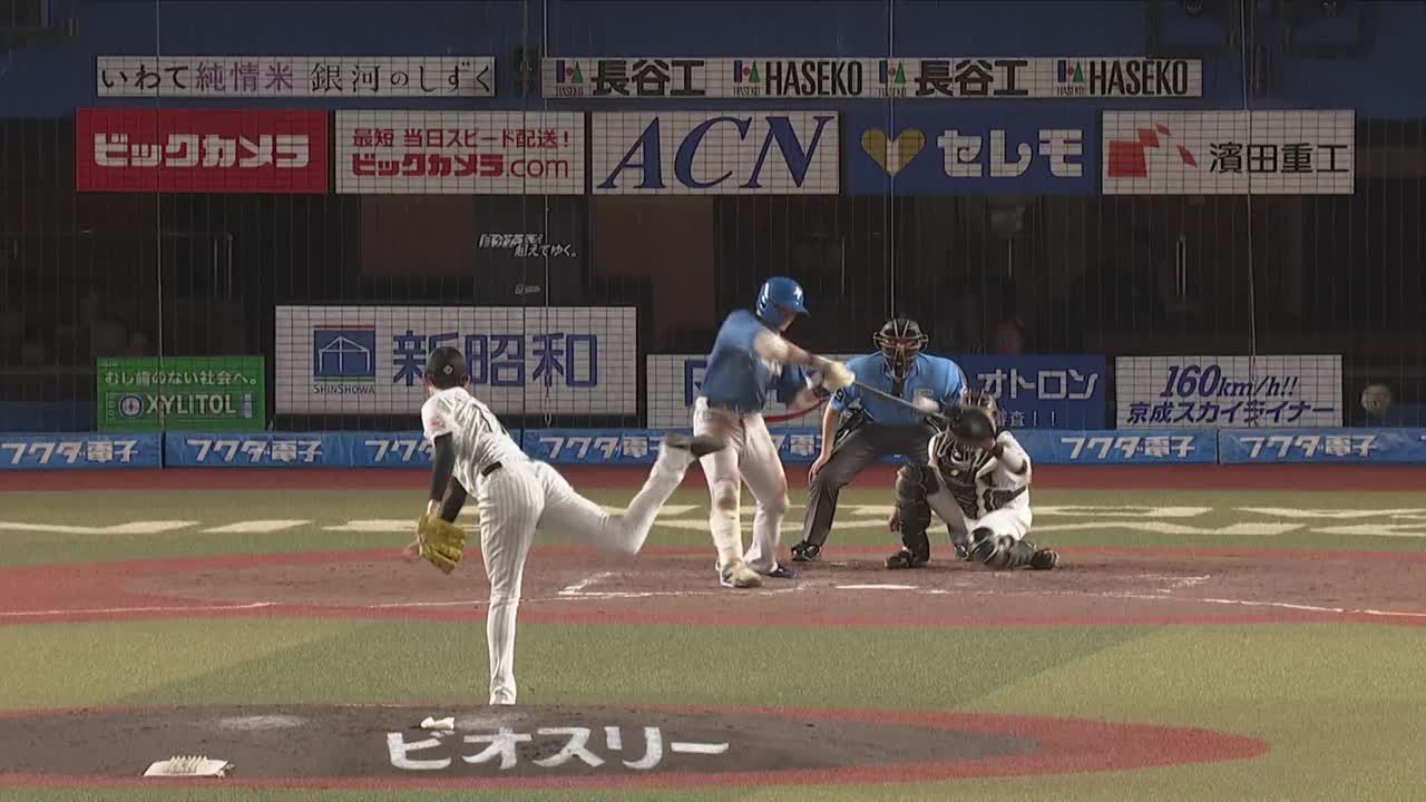 5回表・F清宮幸太郎 逆方向へのタイムリー2ベースヒット!!