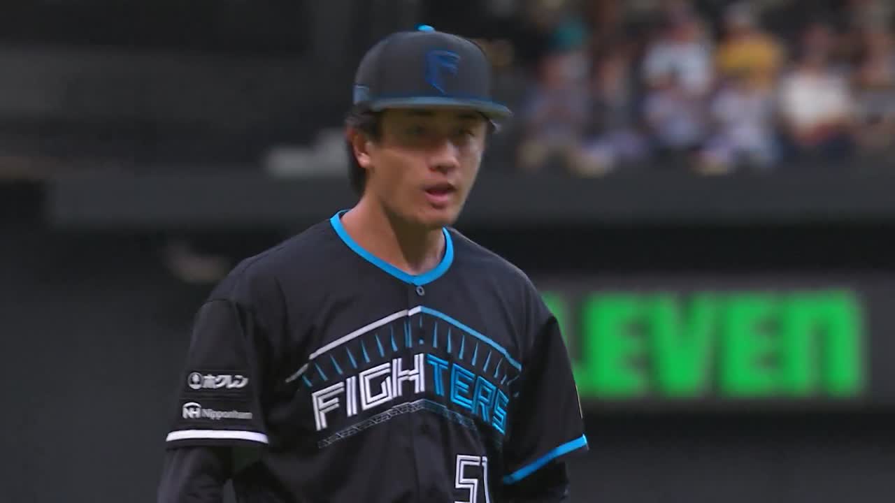 8回表・F北山亘基 8回10奪三振無失点の好投!!