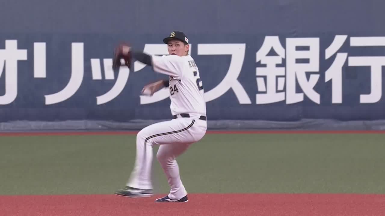 4回表・B紅林弘太郎 攻守に強肩を見せたファインプレー!!