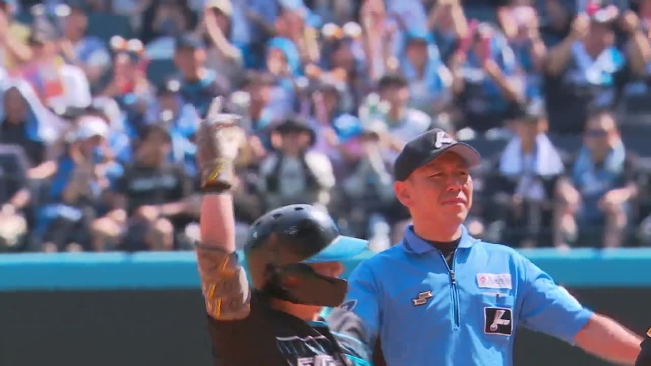 1回裏・F上川畑大悟 点差を広げるタイムリー!! 好走塁で塁を進める!!