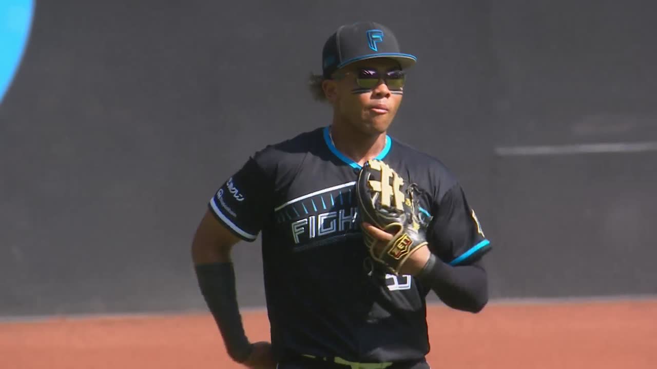 3回表・F水谷瞬 肩で魅せる!! 正確なレーザービームで失点を阻止!!