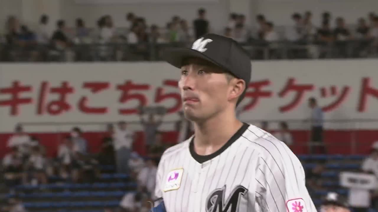 7回表・M小島和哉 7回無失点の好投でマウンドを降りる!!