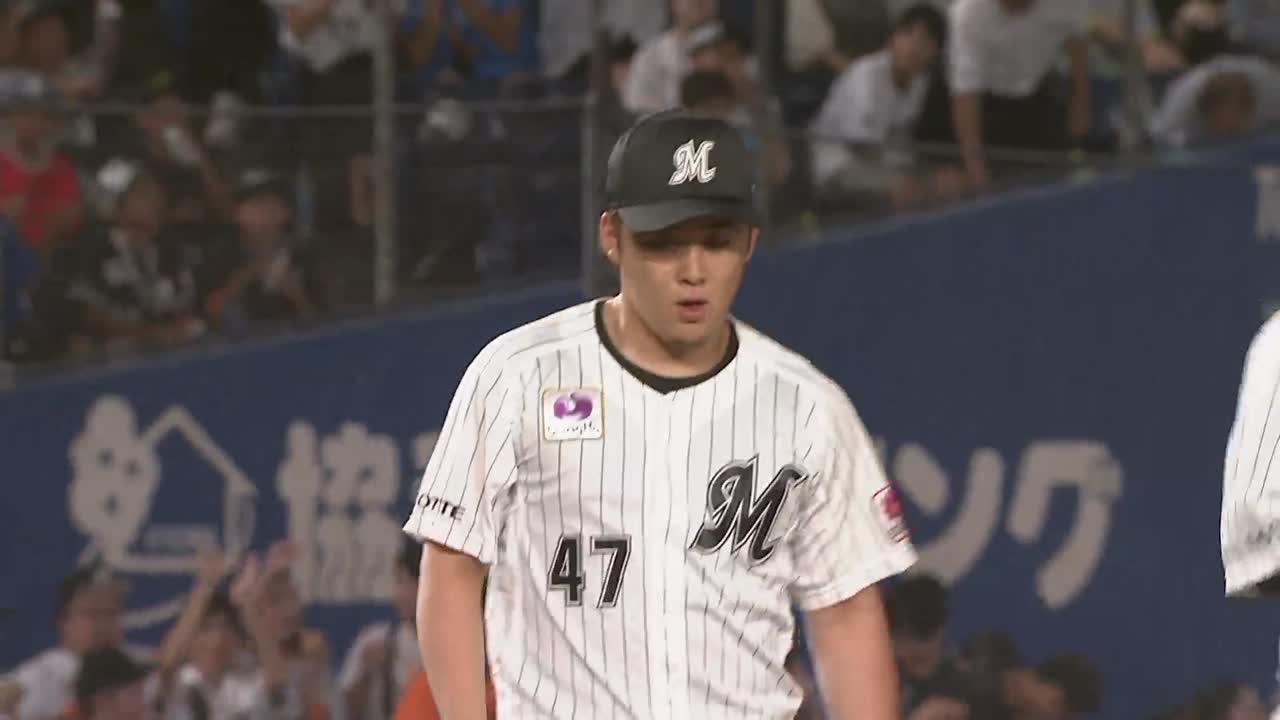 9回表・M鈴木昭汰 3者凡退できっちりと試合を締める!!