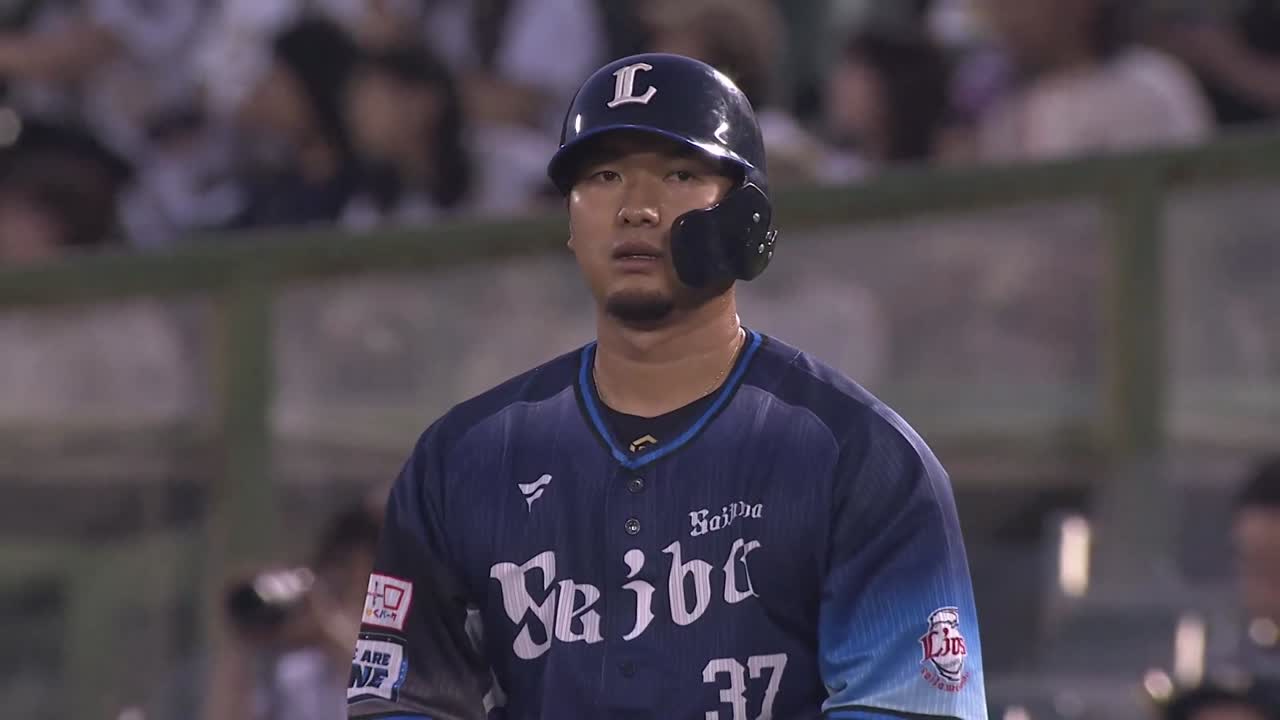 2回表・L柘植世那 三遊間を破る一打は先制のタイムリーヒット!!