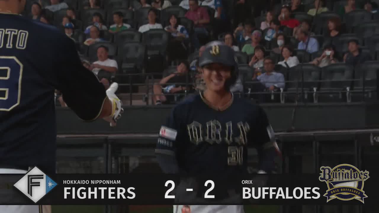 8回表・B太田椋 同点に追いつく!! 今季第4号ソロホームラン!!