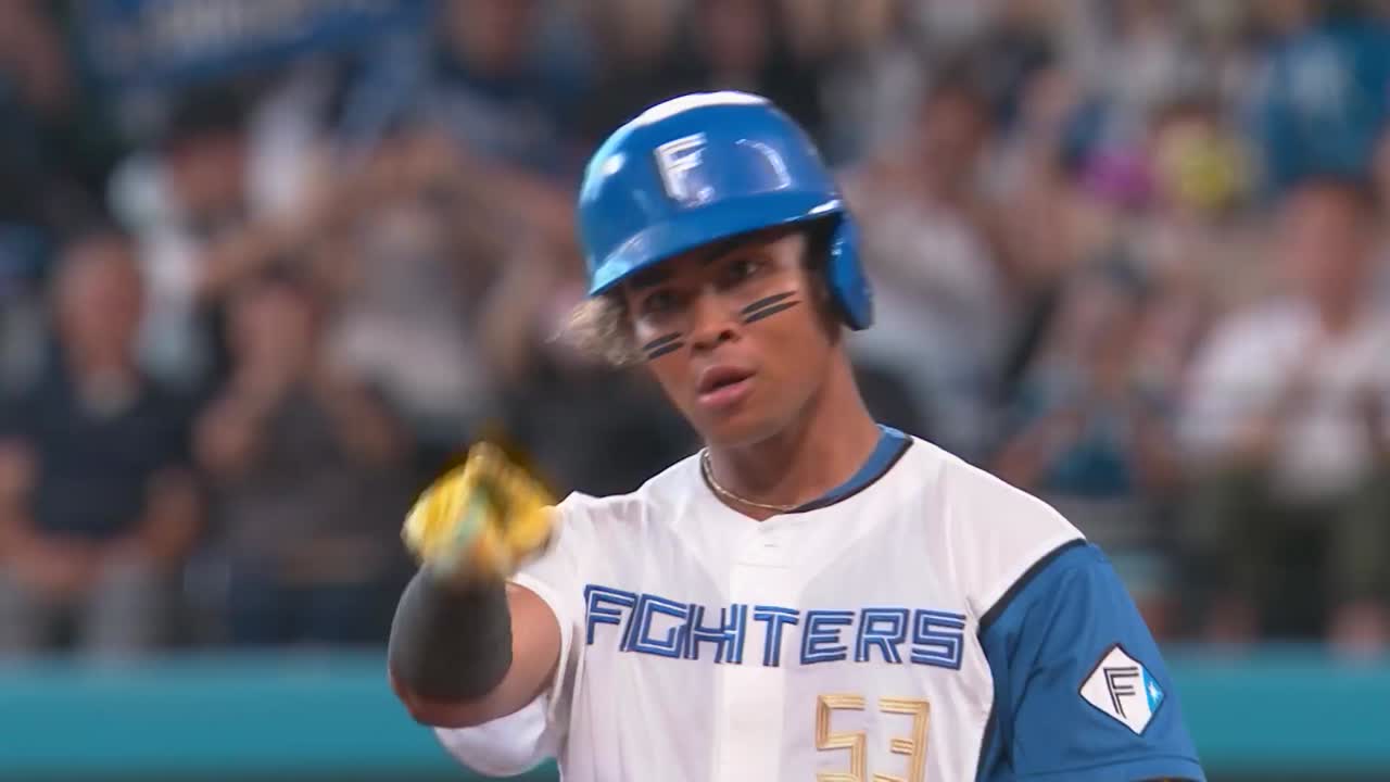 9回裏・F水谷瞬 1点差に迫る2点タイムリー2ベースを放つ!!