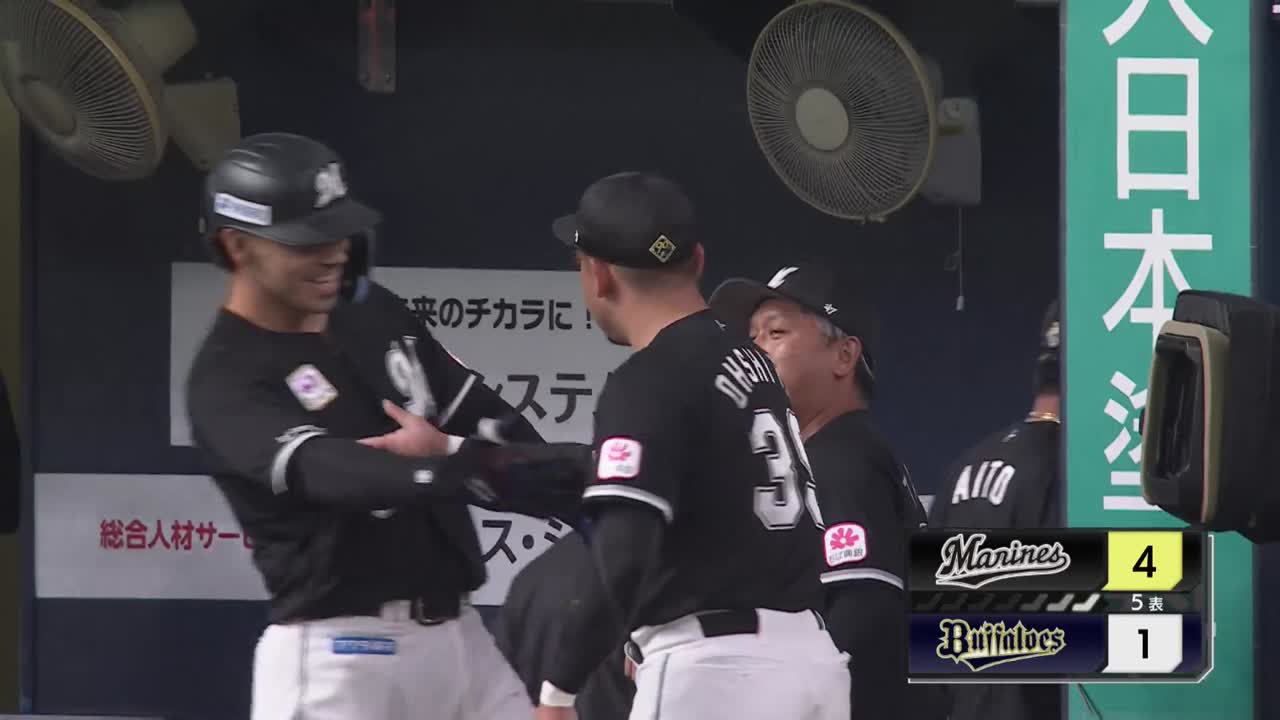 5回表・Mソト 2打席連続となる今季第18号ソロホームラン!!