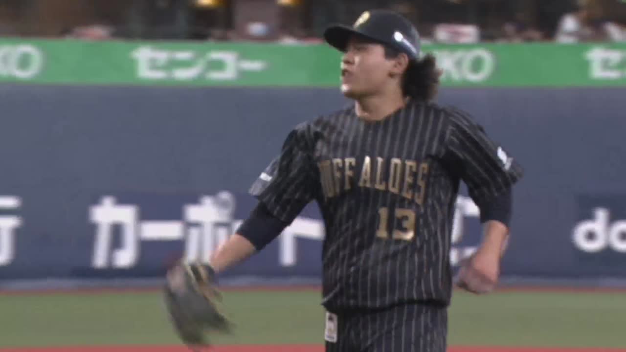 3回表・B宮城大弥 これぞエース!!満塁のピンチを凌ぐ!!