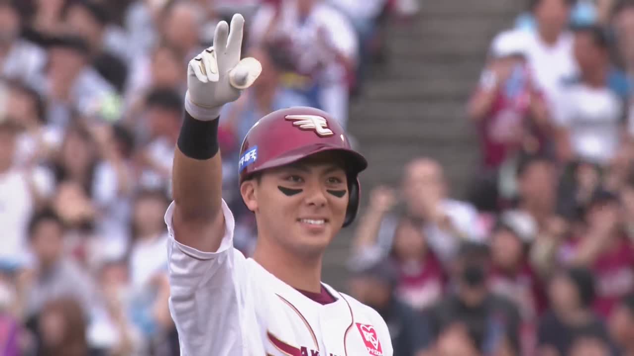 7回裏・E村林一輝 ライト線への2者連続タイムリー2ベースでこの回4点目!!