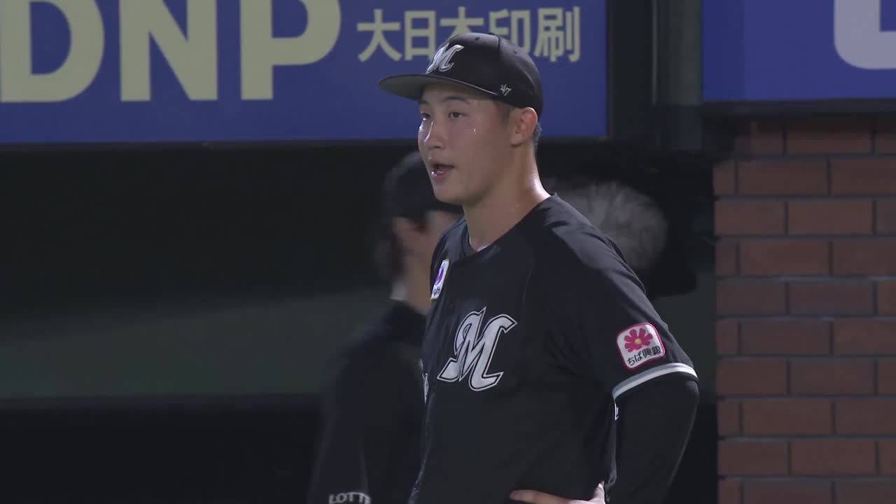 8回裏・M菊地吏玖 最後は3球三振!! 2者連続三振で抑える好リリーフ!!