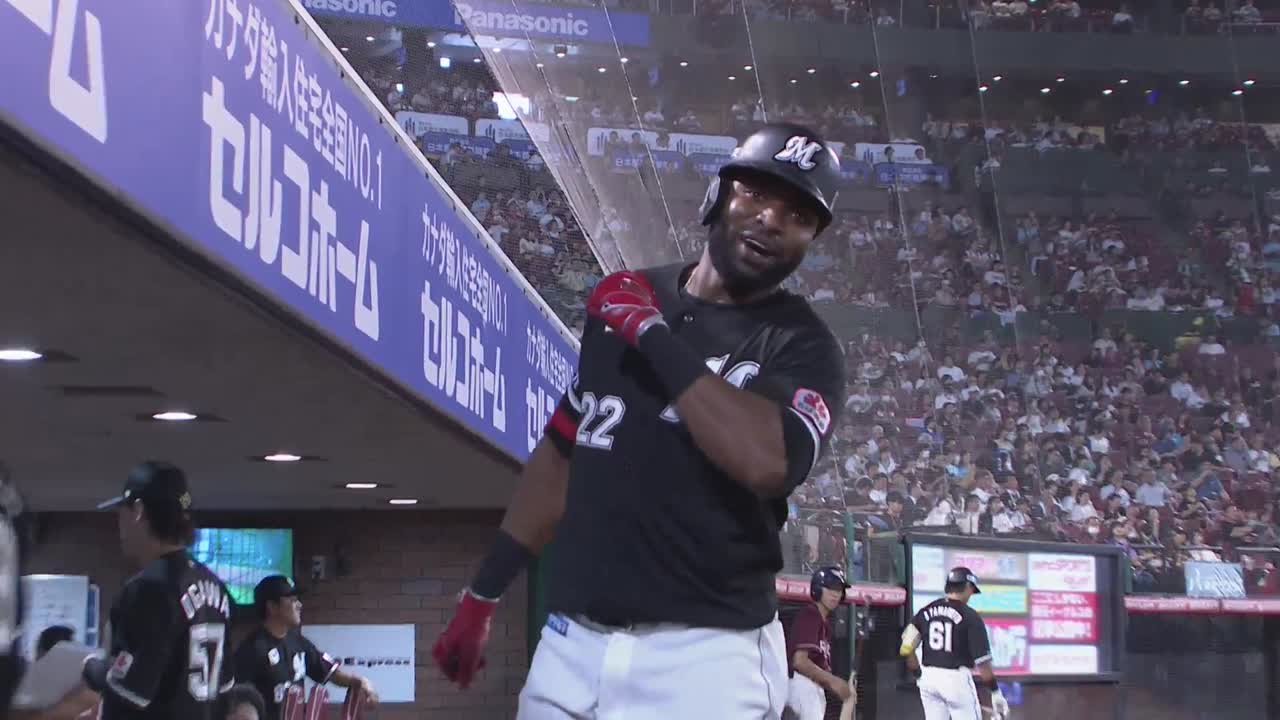 4回表・Mポランコ 2試合連続ホームランで1点差に詰め寄る!!