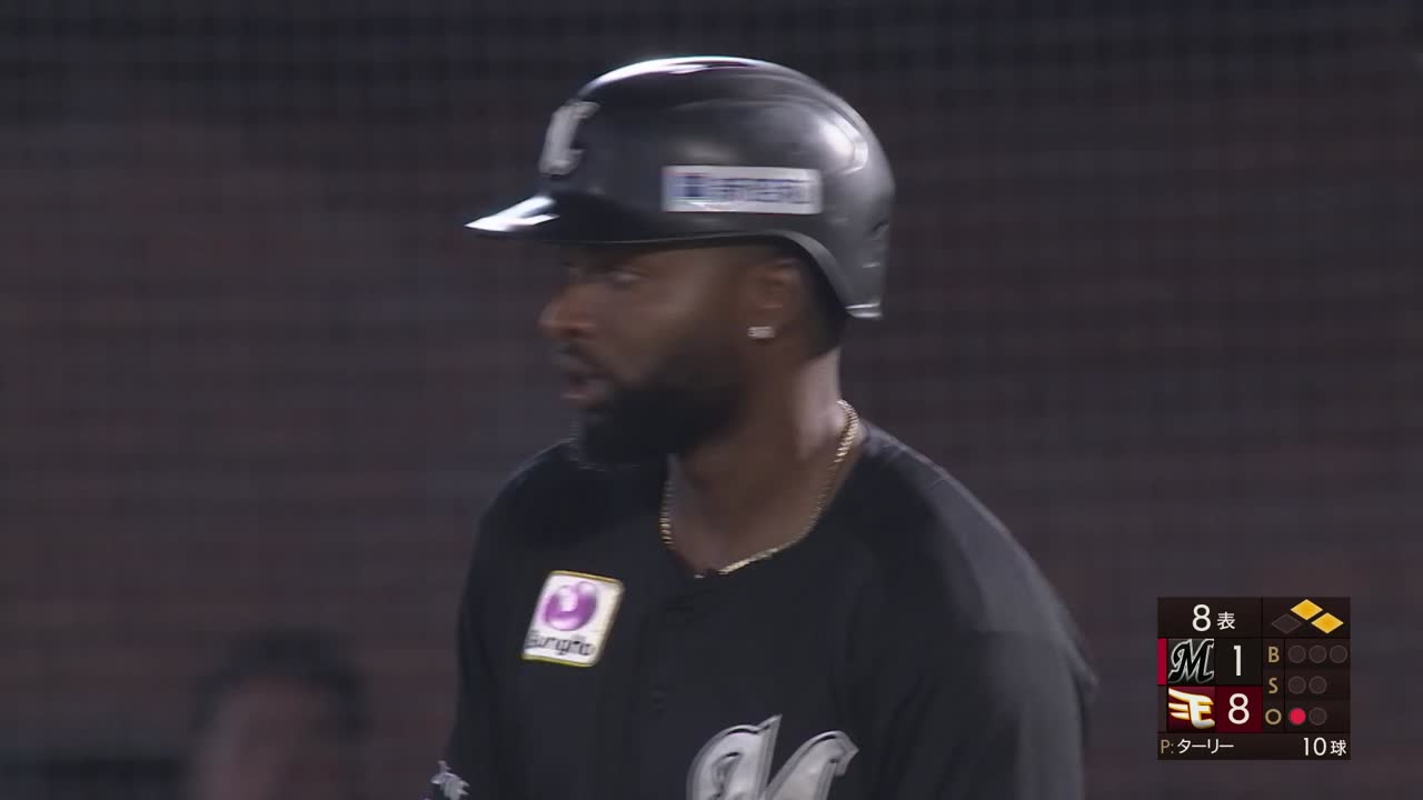 8回表・Mポランコ ライト前ヒットを放ち本日猛打賞の活躍!!