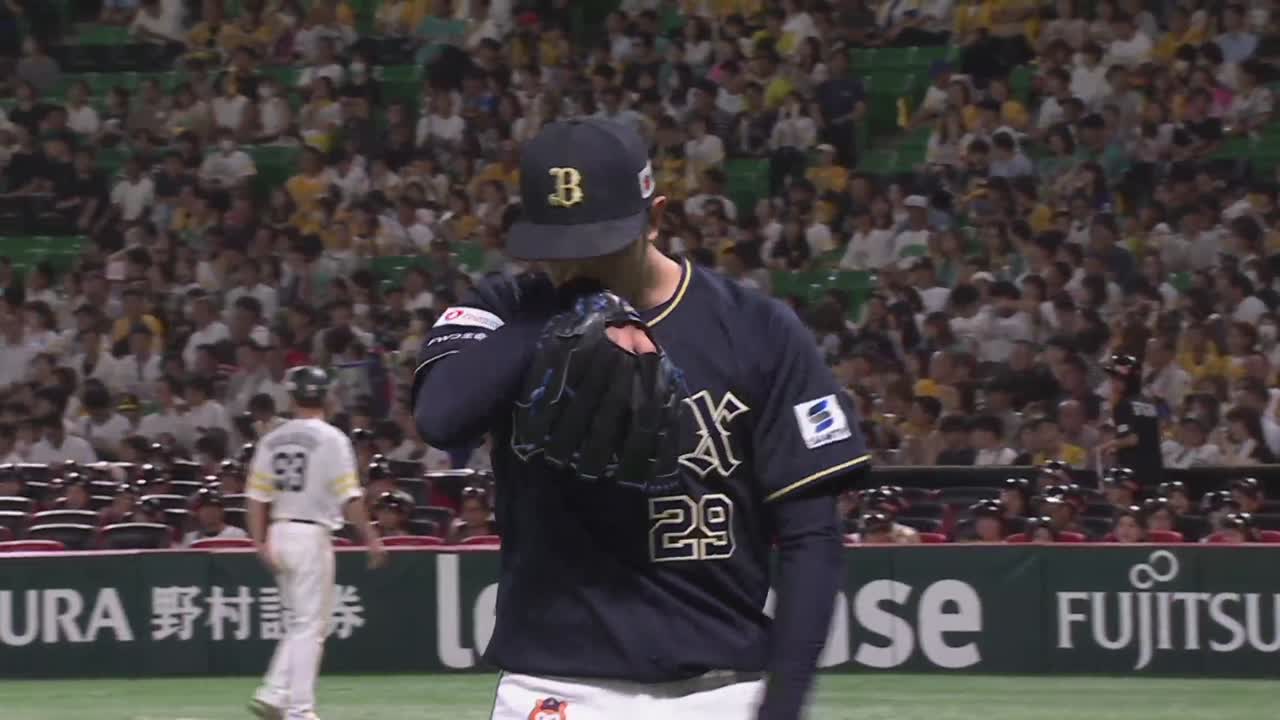 7回裏・B田嶋大樹 7回2失点と粘りのピッチング!!