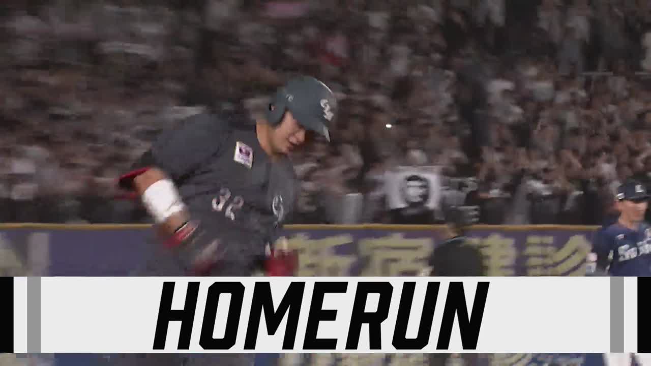 2回裏・M佐藤都志也 ライナー性のホームランで追加点!!