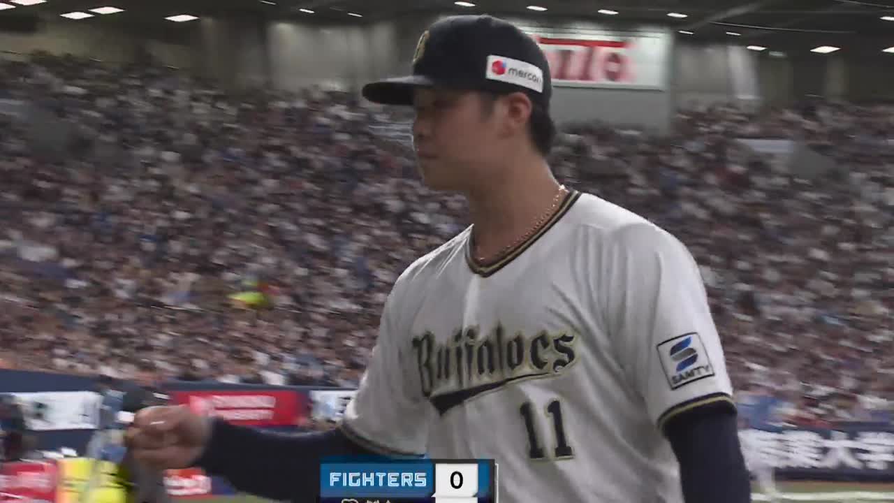 2回表・B山下舜平大 満塁のピンチを招くも無失点で凌ぐ!!